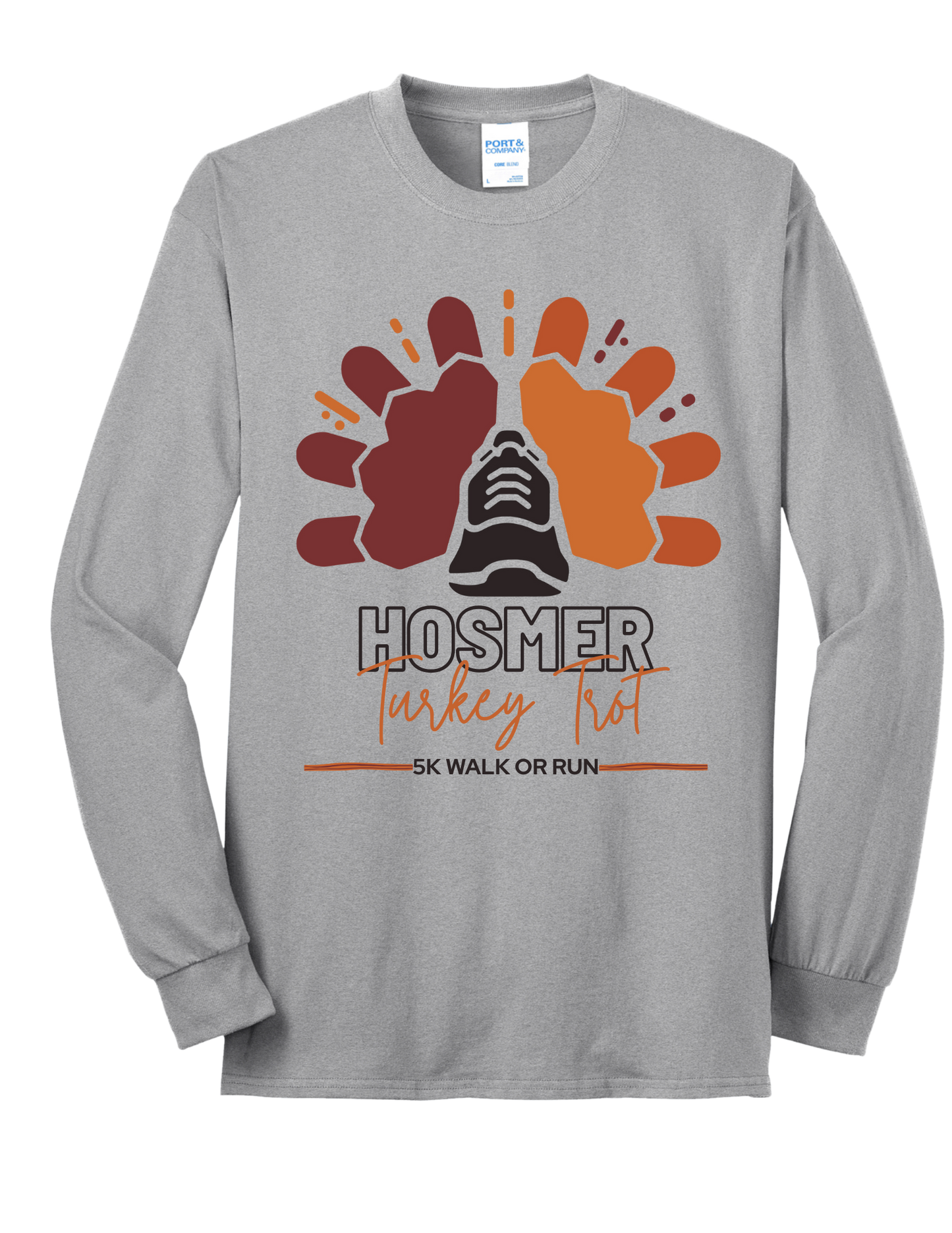 Hosmer Turkey Trot Grey Long Sleeve