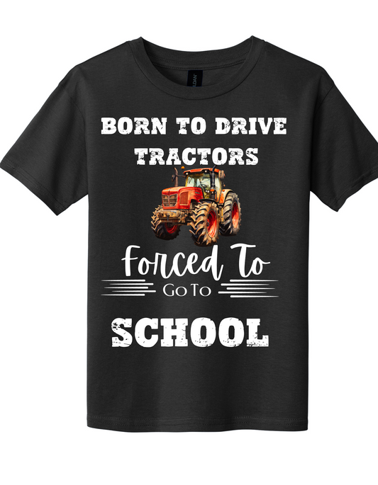 Born To Drive Tractors Red