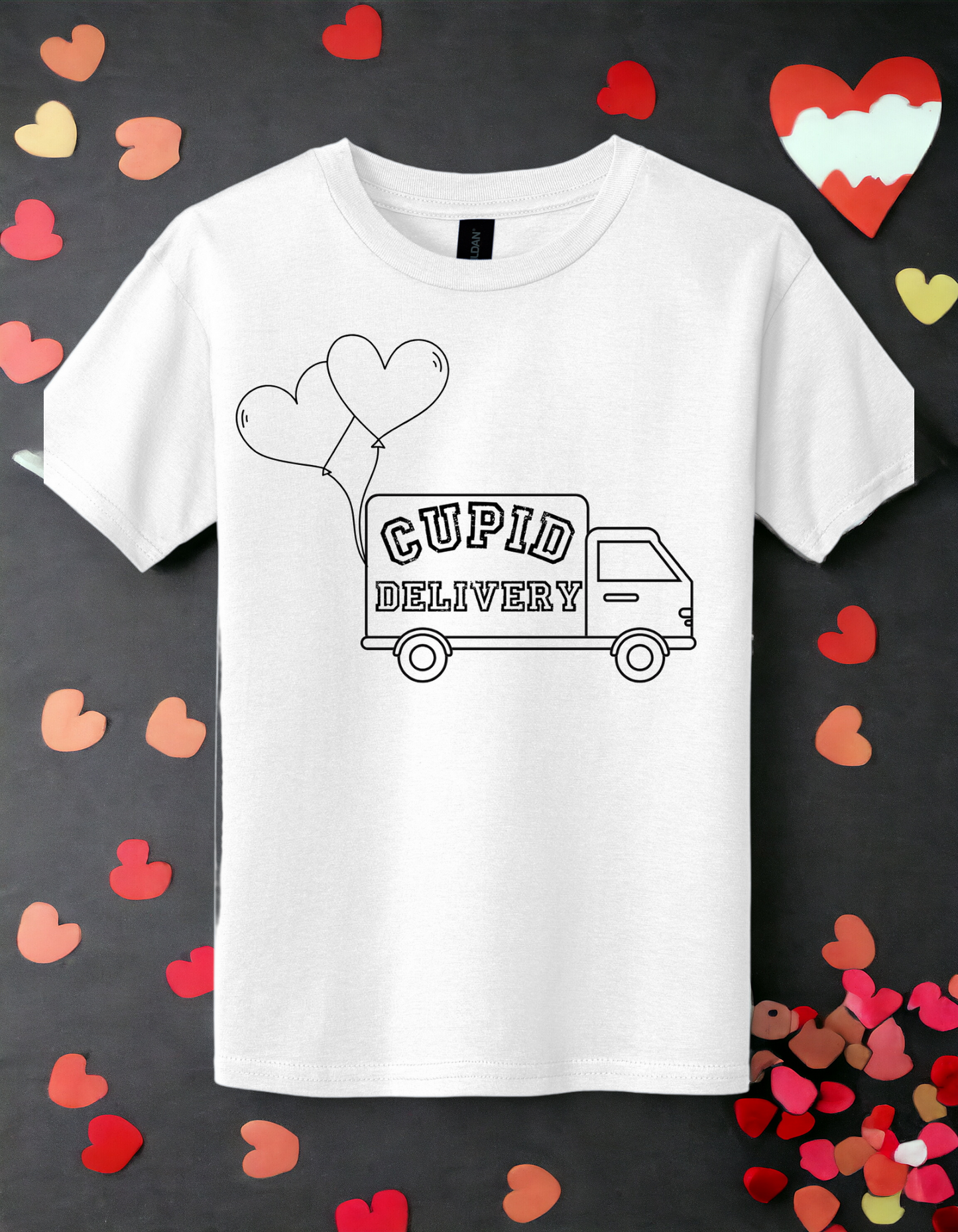 Cupid Delivery Coloring Tee