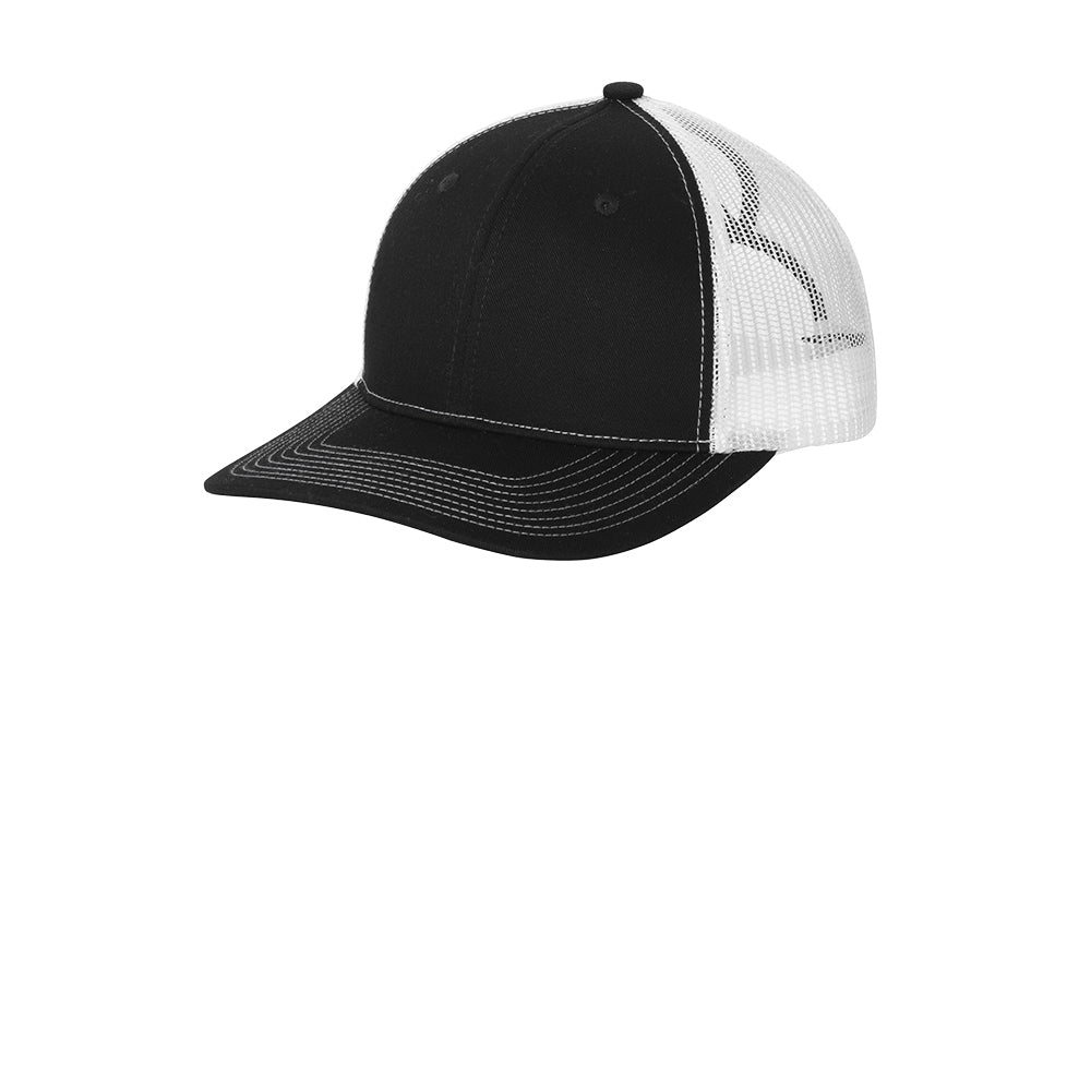 Black white Ponytail hat