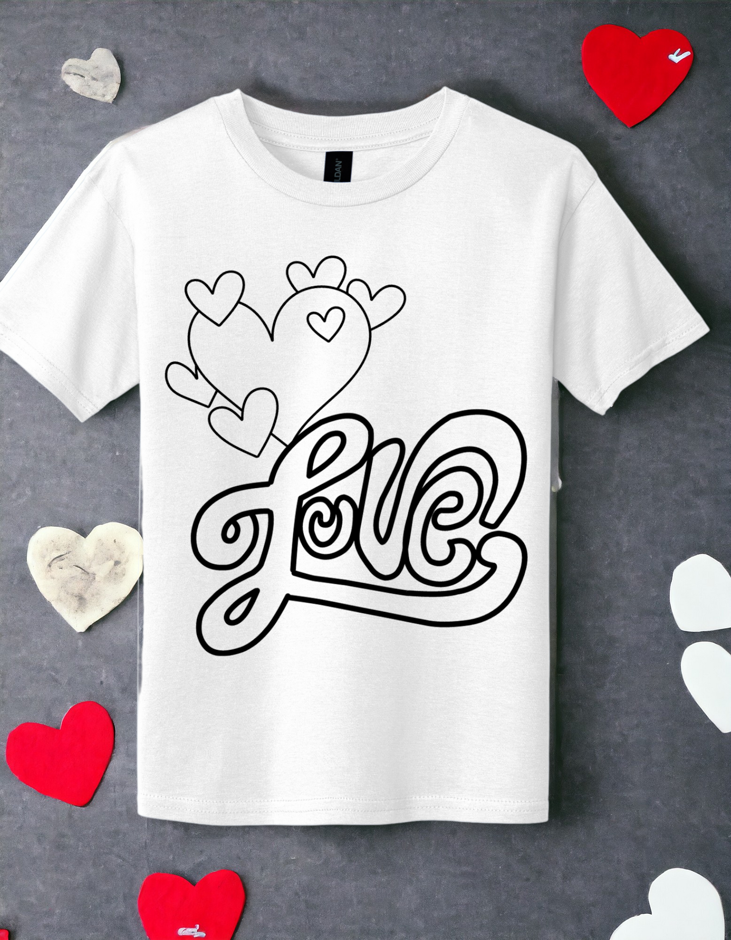Love Coloring Shirt