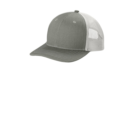 Youth HeatherGrey/White Back Mesh hat