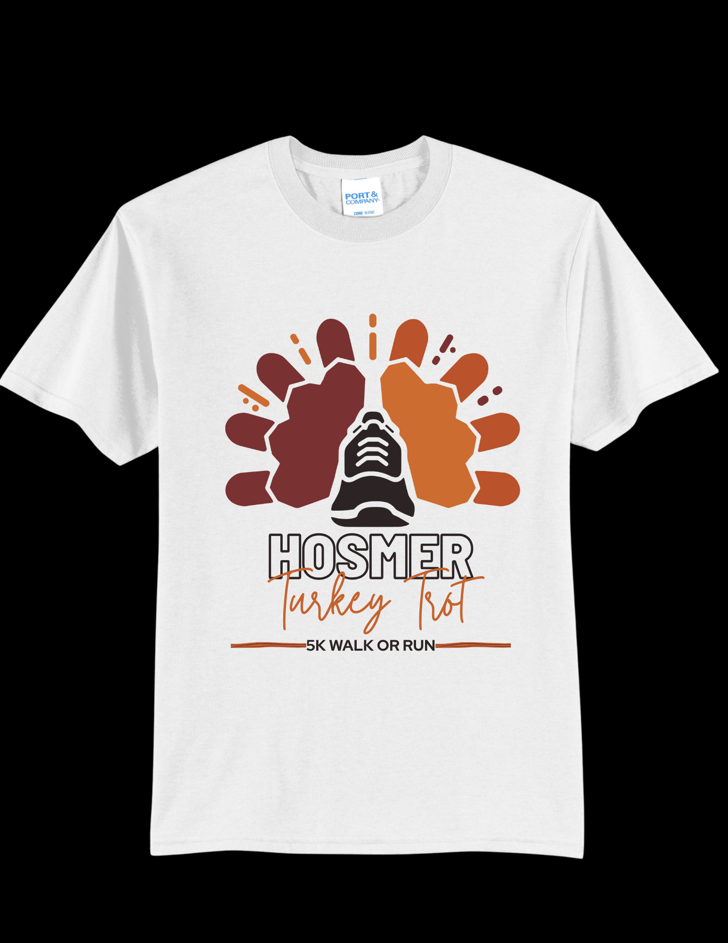 Hosmer Turkey Trot White Short Sleeve